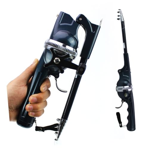 Canne à pêche portable moulinet intégré canne de voyage extérieur - 2