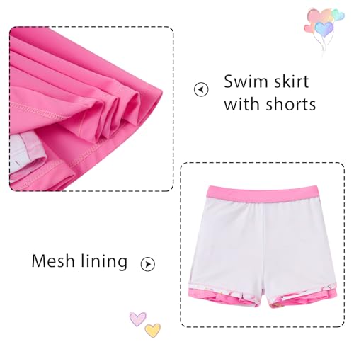 Image of Girls Tankini Swimsuit Mermaid Bathing Suits Criss-Cross Strap Adjustable Summer Beach Two Piece Swimwear Size 4-12