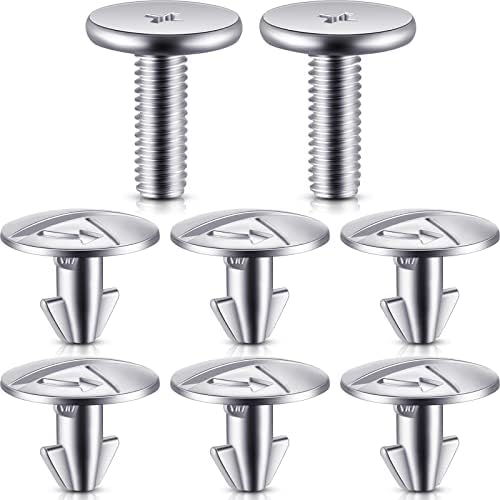 Lower Engine Cover Bolt Pin Screws Radiator Engine Access Cover Pin and Lower Cover Bolt Lower Engine Cover Pin Screw Compatible with Honda Civic Accord CRV Acura(8 Pieces)