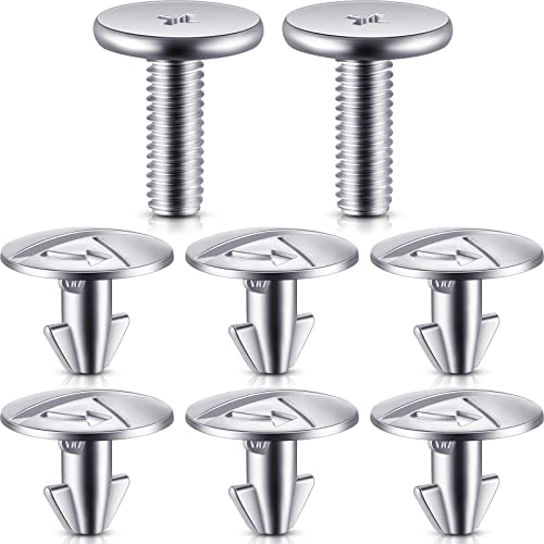 8 Pcs Lower Engine Cover Bolt Pin Screws Radiator Engine Access Cover Pin and Lower Cover Bolt Lower Engine Cover Pin Screw Compatible with Honda Civic Accord CRV Acura