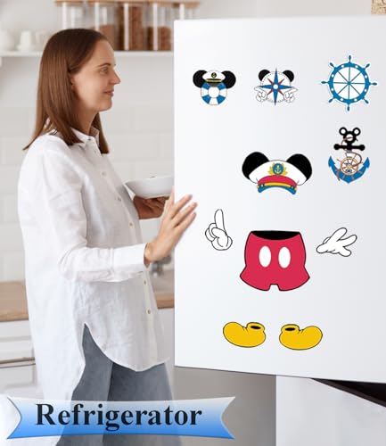 10 imanes decorativos de puerta Cruise Mouse Boy, pack miniatura 3