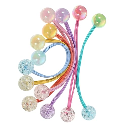 Élastiques à cheveux à double boule pour fille et queue de cheval enfant