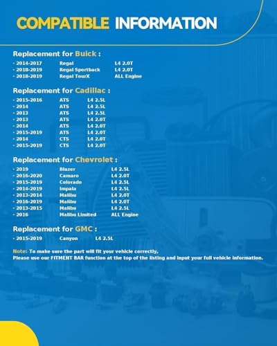 Image of PHILTOP 11682N Alternator Fit with Chevrolet 2013-2015 Malibu 2.5L | for Malibu Limited, Impala, Colorado, ATS, Regal, CTS, Camaro, Blazer, Regal Sportback, Canyon, Regal TourX, 145A 12V CW SD5