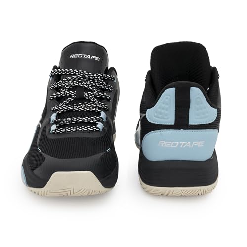 Image of Red Tape Men's Sneakers Blue White Mesh Pu Round Toe Lace-Up