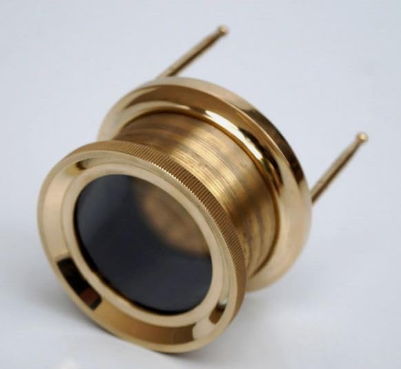 Brass Desk Map Magnifying Tripod Glass Magnifier Tabletop Reading Lens