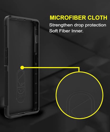 Image of WOW IMAGINE Ultimate Silicon Back Cover Case for Samsung Galaxy M15 5G Prime Edition | M15 5G | F15 5G | Drop Protection Bumper | Anti-Slip Grip | Scratch Proof Micro-Fibre Cloth Inside (Pitch Black)