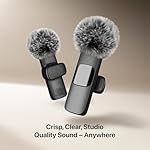 Mini Mic Pro Wireless Microphone for iPhone, iPad, Android, Lavalier Microphone for Video Recording - 2 Pack iPhone Mic Crystal Clear Recording with USB-C for Podcast, ASMR - Image 3