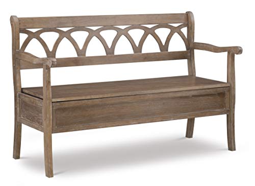 Powell Elliana Storage Bench, Natural #TOP23
