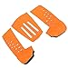 Leapiture 3 Pcs Surfboard Traction Pad Surfboard Tail Pocket Surfing Pad Surf Deck Mat Skimboard Accessories for Surf Instructors Surfboard Shapers (Orange)