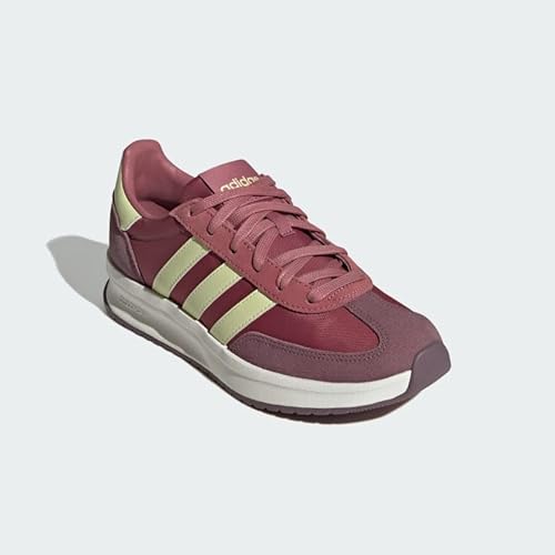 adidas Tênis feminino Run 72, Carmesim Preamado/Amarelo Gelo/Figo Sombra, 40