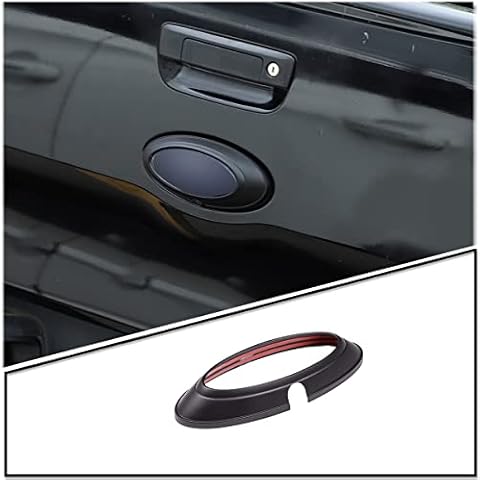 DIYUCAR Matte Black Badge Frame for Ford Ranger Cover