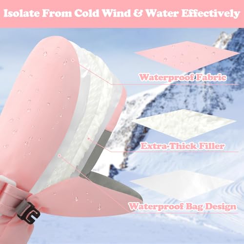 Sarfel Kids Toddler Mittens Waterproof Toddler Winter Gloves Infant Baby Mittens Winter Kids Snow Gloves for Boys Girls3