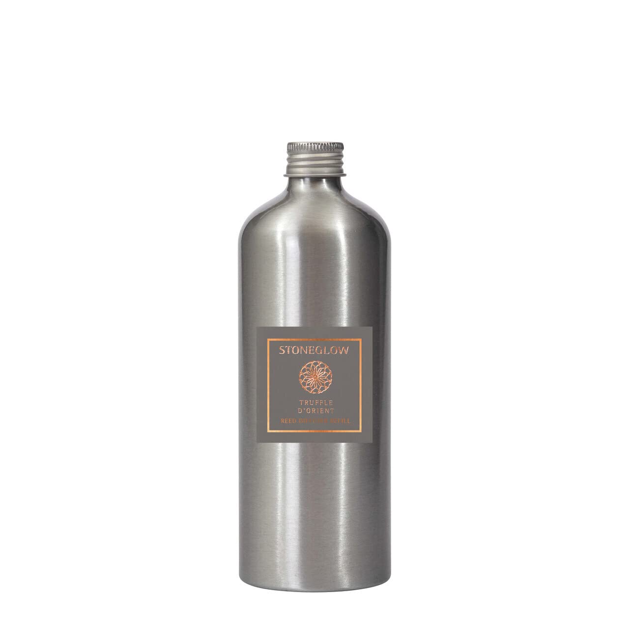 Stoneglow Metallique Collection - Truffle D'Orient - Reed Diffuser Refill Large 500ml - Grey