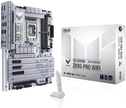Pagrindinė plokštė Asus TUF Gaming Z890-PRO WIFI — šoninis vaizdas