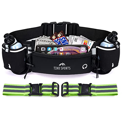 MoKo Petit Sac Banane Running - Ceinture De Course Multi-Poches Légère Avec Bandoulière Réglable Pour Femmes Et Hommes
