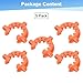 M METERXITY 5-Pack Lab Joint Clip, for 40/35 Glass Standard Ground Glass Joint Plastic Lab Glassware Clamps for Laboratories/Home DIY/Industrial Repairs Conical Interface Clip