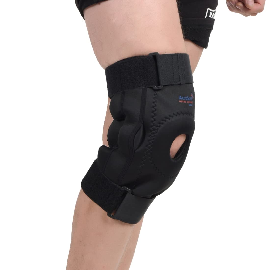 AccuSure Bi-Axial Heavy Duty Functional Knee Support for Muscle Joint Protection, Post-Operative Pain Relief, Strains and Arthritis (XL) 1