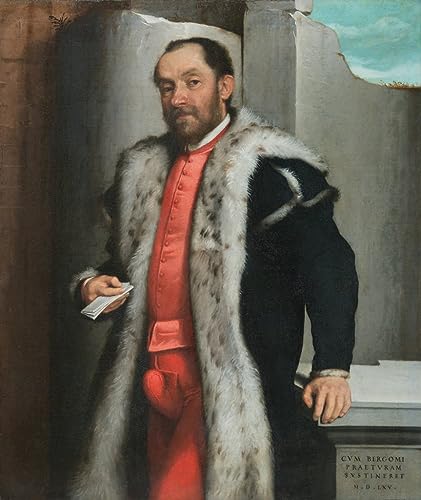 Art Tableau Portrait d'Antonio Navagero Battista Moroni Image Sur Toile 60x90cm