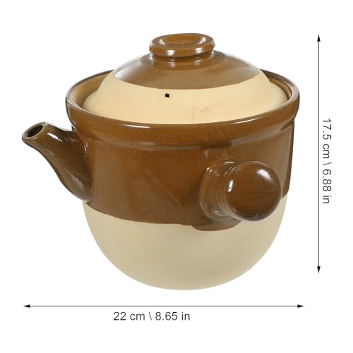 Pot à ragoût en argile cuisson traditionnelle pour soupes - 3