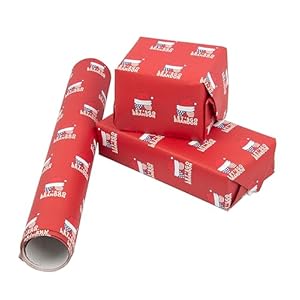 ZIGFRUIT 10 Sheets Let’s Go Brandon Christmas Holidays Wrapping Paper Roll for Gifts 17”x27.5” Per Sheet（10 Sheets in A Roll Not Folded Sheets）