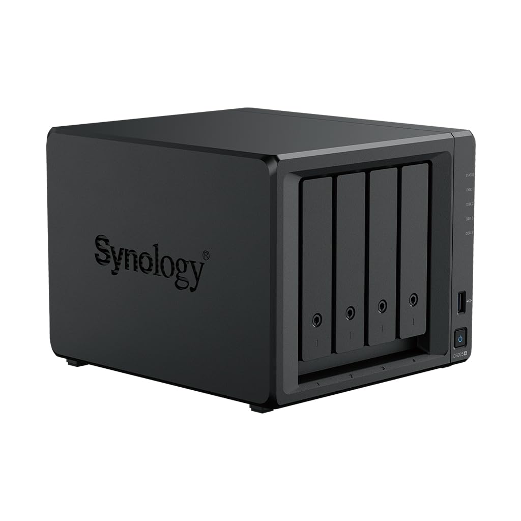 Synology DS925+ Seagate Ironwolf 8To 4 Bay Desktop NAS 2,5 GbE 4 Go RAM