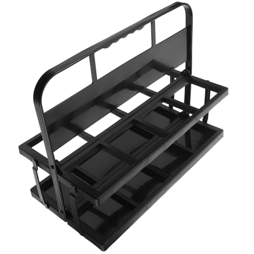 Portabotellas de plástico de 8 orificios TOYANDONA compacto para botella de agua de entrenadores