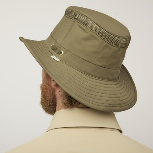 Image of Tilley LTM5 Airflo Medium Brim Hat - Ultralight, Buoyant & Breathable, UPF 50+ Sun Protection, Water-Resistant