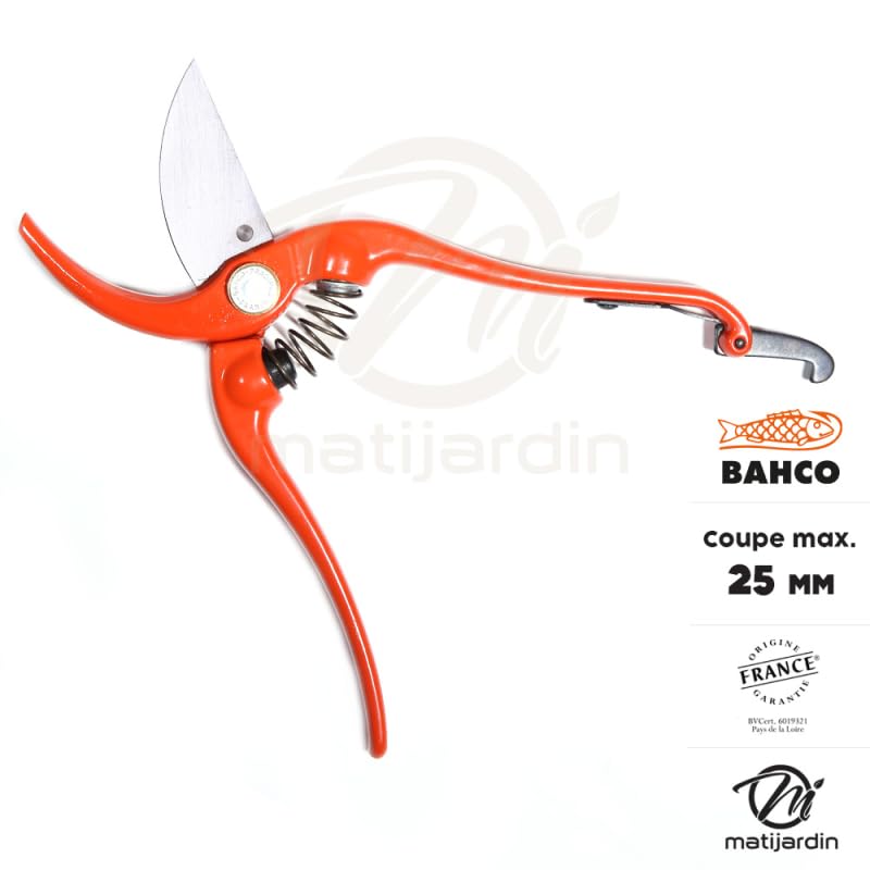 Sécateur Bahco Pradines P3-23-F 25 mm. Professionnel. Made in France