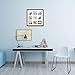Golden State Art, 16x16 Solid Wood Frame, Tempered Glass, Wall Display (Black)