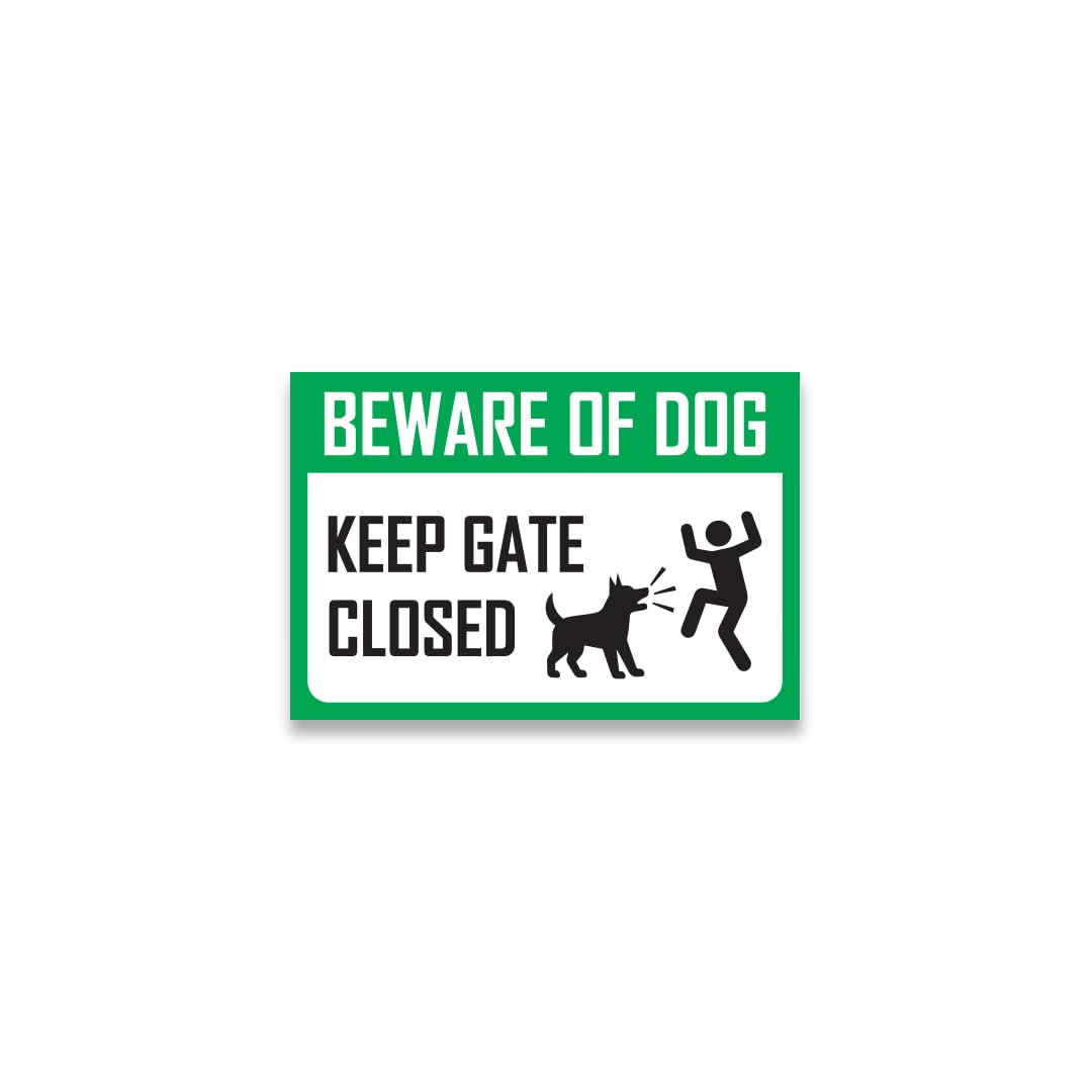 Zackzik Beware of Dog Sign Board for Gate, Fence, Wall – Caution