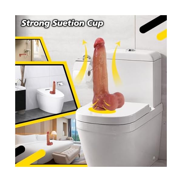 35 CM Real Eindicken XXL Monster Dildo Analplug Für Männer Sex Spielzeug Für Die Männer Massagestab für Frauen Sex Spielzeug Für Die Frau Extrem Hart Sex Dildo Sexspielzeug für Frauen Solo – Bild 5