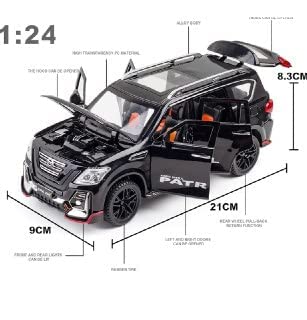 Image of WORSHIPER 1:24 Scale Die-Cast 2022 Nisssan Patrol Large with 6 Openable Doors-Multicolor