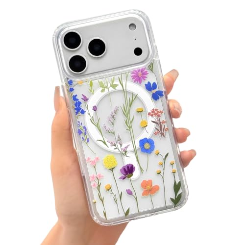 ZTOFERA for iPhone 18 Pro Max/17 Pro Max Case Fit for MagSafe - Big Flower