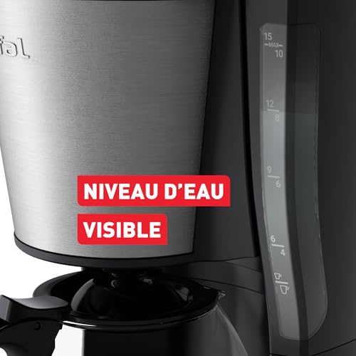 Cafetière à filtre Tefal Subito CM5S1DE0 1 25 15 Tasses Acier inoxydable antigoutte - vue 8