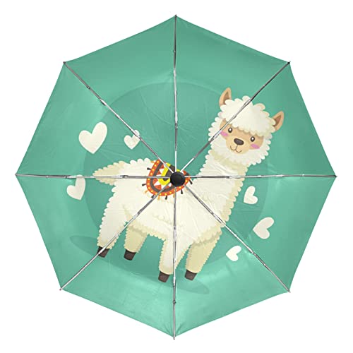 Parapluie automatique Vnurnrn mouton cœur : fini les bris de vent