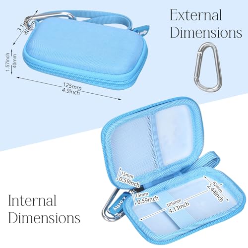 Image of Carrying Case for SnowSky /FiiO Echo MINI /HiFi Walker H2 / Surfans F20 / MECHEN M30 HiFi MP3 Music Player(Case Only) (Blue)