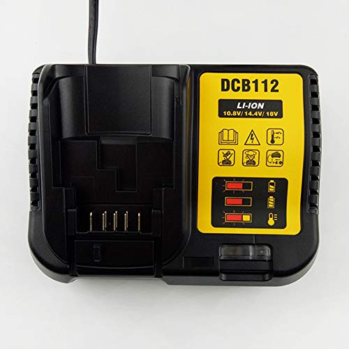 Preisvergleich Produktbild Li-Ion-Schnellladegerät Ersatz für Dewalt DCB112 DCB105 / 015