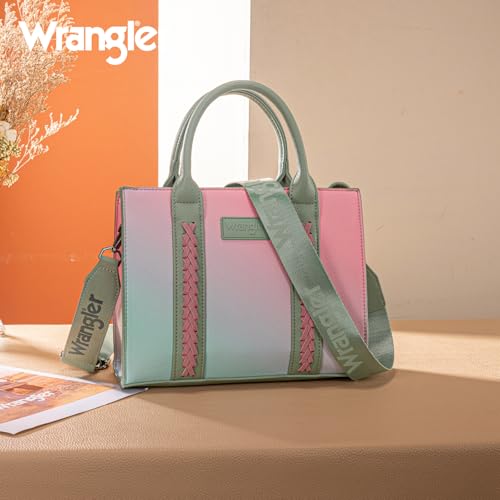 Image of Wrangler Tote Bag for Women Designer Satchel Handbags Top-handle Purses with Strap