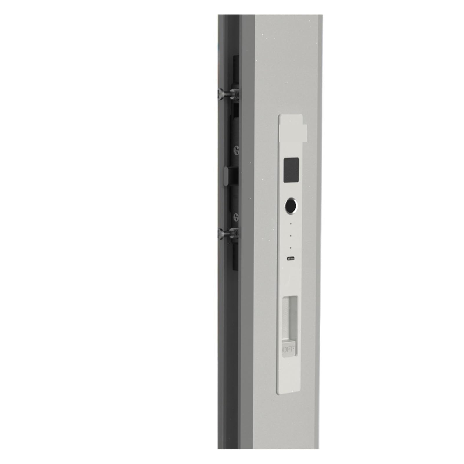 Smart Lock Zwart coulissant pour villa et balcon avec accès sans clé par empreinte digitale