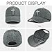 Christan Jesus Cross Baseball Cap Embroidered Dad Hat Adjustable Fashion Hats for Men Women Polo Trucker Unisex Style Headwear(Grey)