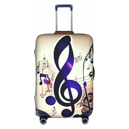 Housse de valise extensible motifs violets protection bagage voyage cabine