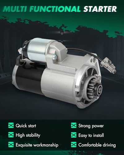 Image of SCITOO Starter Compatible for Nissan Rogue 2008-2013 L4 2.5L ，for Nissan Rogue Select 2014-2015 L4 2.5L，for Nissan Sentra 2007-2012 L4 2.5L Engine Starter Motor 19127