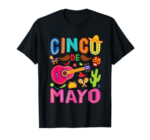 Cinco De Mayo Mexican Fiesta 5 De Mayo pour Femmes, Hommes Enfants T-Shirt