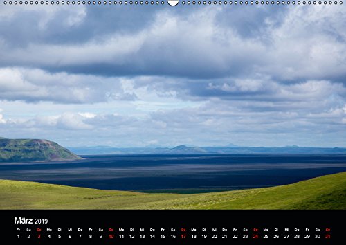 Island - Landschaft und Natur (Wandkalender 2019 DIN A2 quer): Island ist eine vulkanische Insel auf dem Mittelatlantischen Rücken mit einer ... (Monatskalender, 14 Seiten ) (CALVENDO Orte)