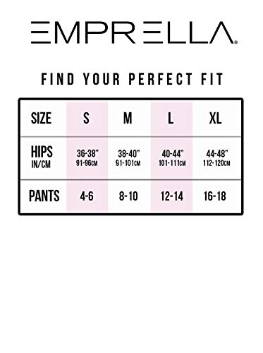 Emprella Cotton Underwear Women, 8 or 5 Pack Womens Bikini Seamless Ladies Cheeky Panty - Large