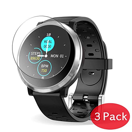 Vaxson 3 Stück 9H Panzerglasfolie für HopoFit HF04 1.3" Smartwatch smart Watch Panzerglas Schutzfolie Displayschutzfolie Bildschirmschutz Intelligente Uhr Armband Smartwatch