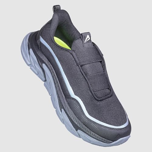 Image of Impakto IronHike Outdoor Shoes for Men | Cushioned Insole | Anti Skid Sole for All-Terrain | Lightweight Slip-in Fit System Casual Shoes for Walking, Gym & Casual Outings