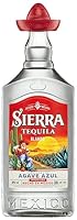 Sierra Tequila Blanco - Das Original mit dem roten Sombrero aus Mexico - Mit fruchtig, Frischen Aromen - Ideal als Shot mit Salz und Zitrone - 38 Prozent Alk. - 700 ml