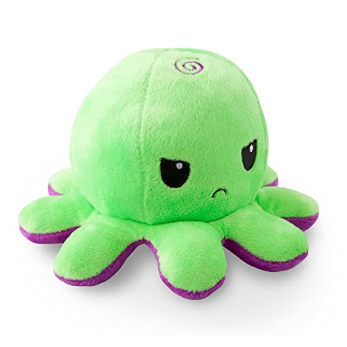Image of TeeTurtle Reversible Octopus Mini Plush - Stuffed Animal Toy