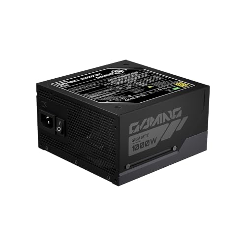 Image of GIGABYTE Gaming 1000GM PG5 ATX 3.1 & PCIe 5.1 Ready Fully Modular 1000W Power Supply - 80 Plus Gold & Cybenetics Platinum Certified, Dual Color 12V-2x6 Cable, T-Guard, 10 Year Warranty - Black